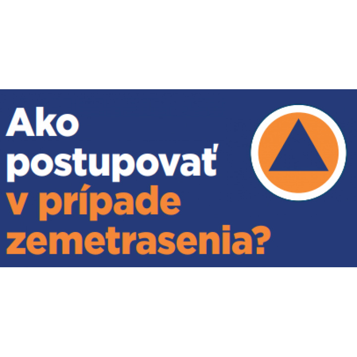 Ako postupovať v prípade zemetrasenia