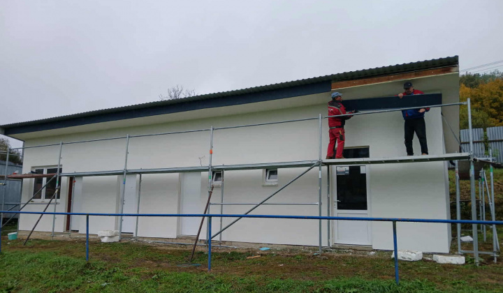 Šatne na ihrisku - 2.fáza
