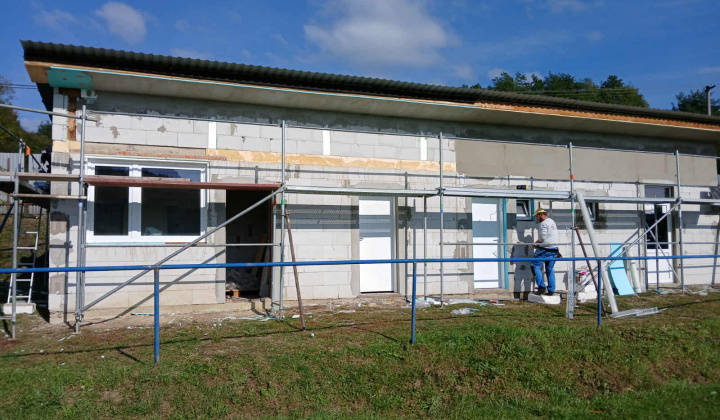 Šatne na ihrisku - 2.fáza