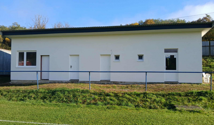 Šatne na ihrisku - 2.fáza