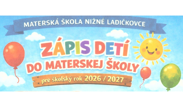 Zápis do MŠ