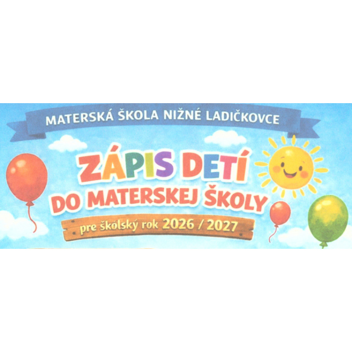 Zápis do MŠ